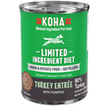 Koha Dog Limited Ingredient Grain Free 90% Turkey 13oz. (Case of 12)