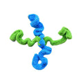 Cycle Dog Duraplush Springy Thing Dog Toy Blue/Green Large