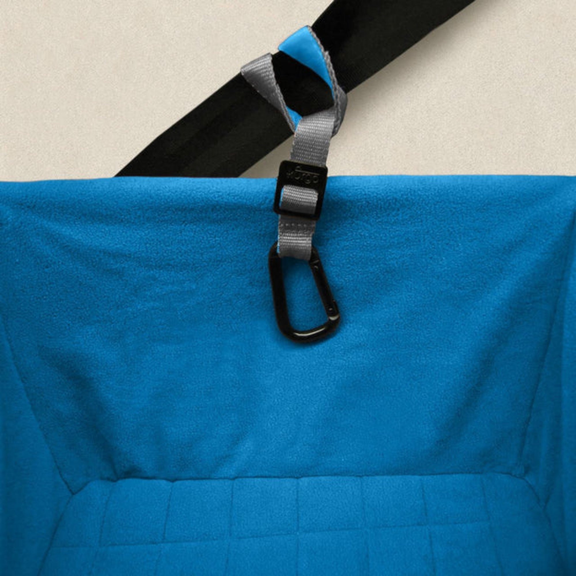 Kurgo Dog Booster Seat Heather Charcoal & Blue