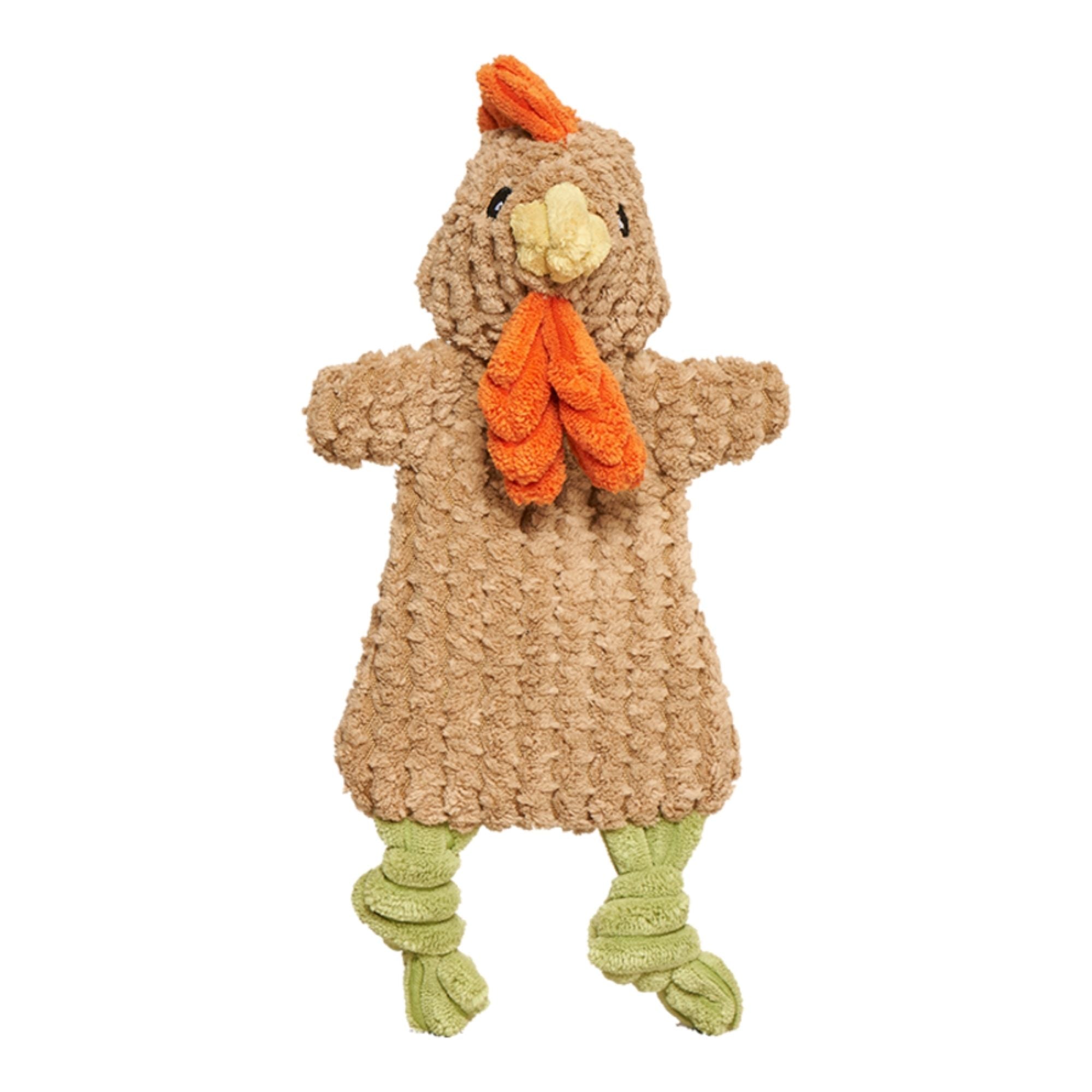 Hugglehounds Dog Huggleflatties Pasture Pals Small - 3 Pack (Barley Horse Hopper Frog & Rusty Rooster)