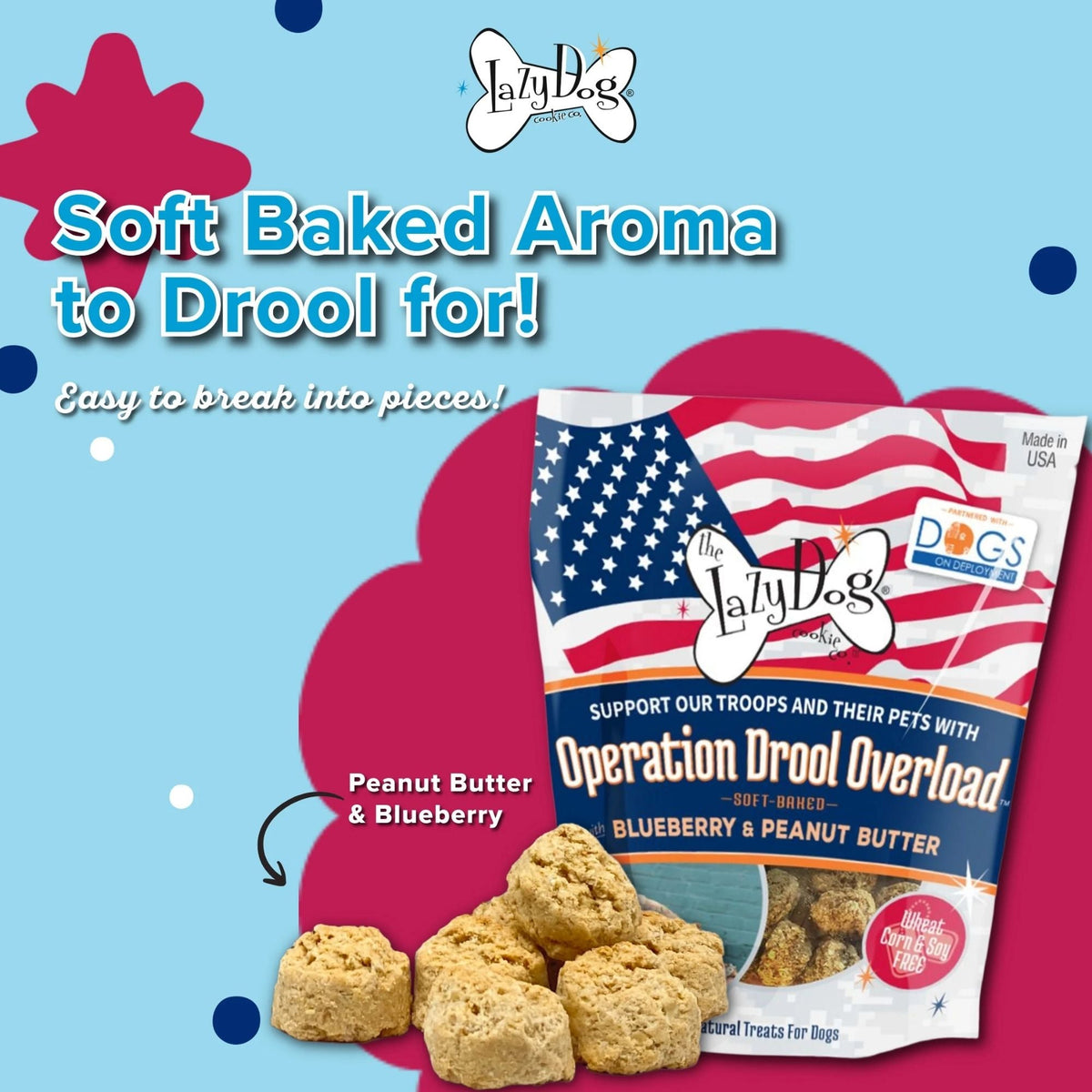 Laxy Dog Operation Drool Overload 5oz. (Case of 3)