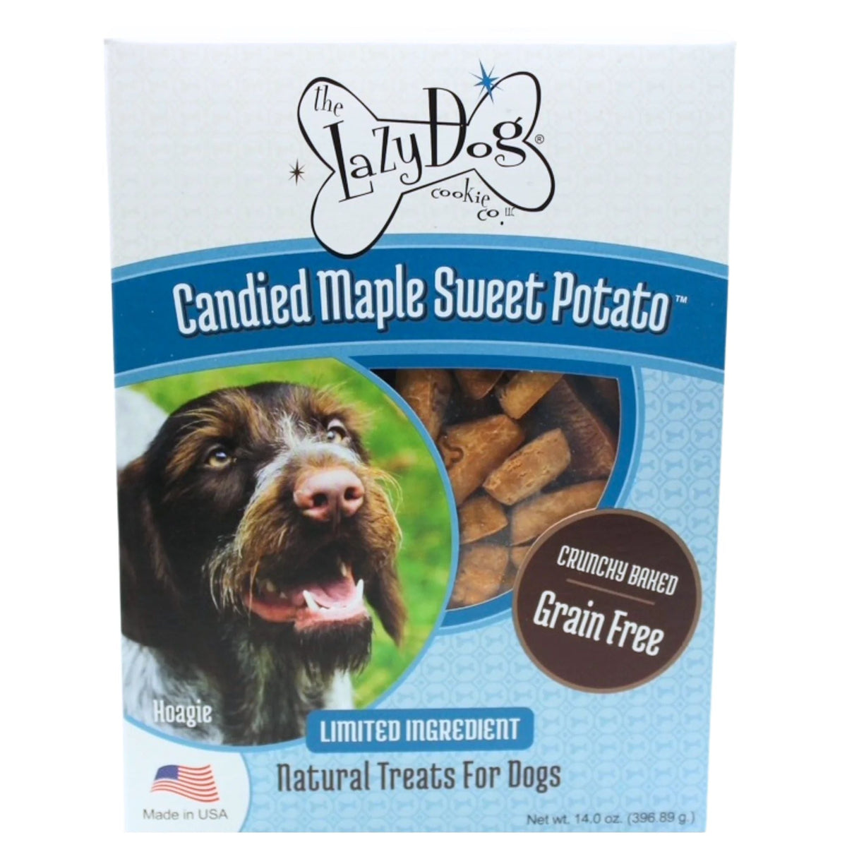 Lazy Dog Grain Free Candied Maple Sweet Potato Dog Treat 14oz.