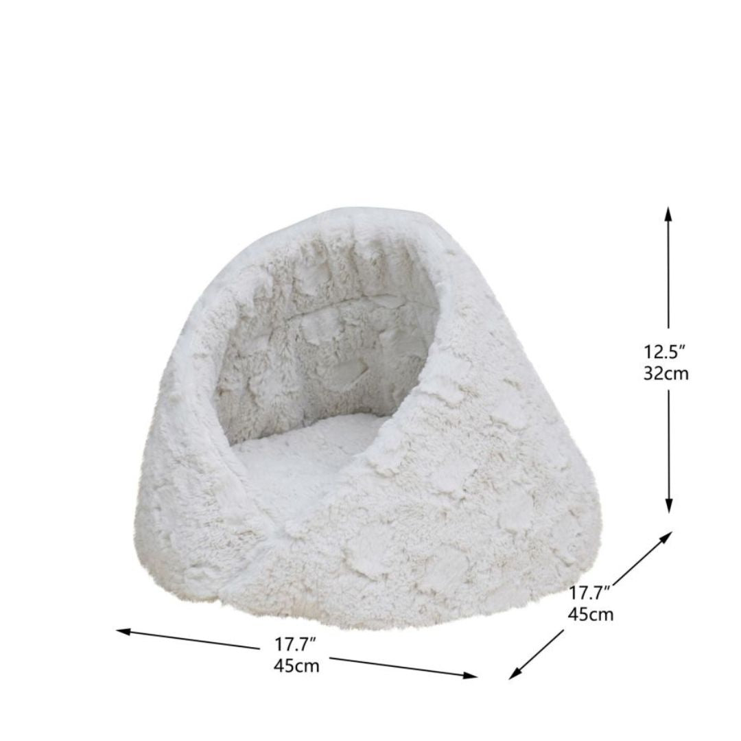 PetPals Rose Cradle Pet Bed
Ivory 17.7 in