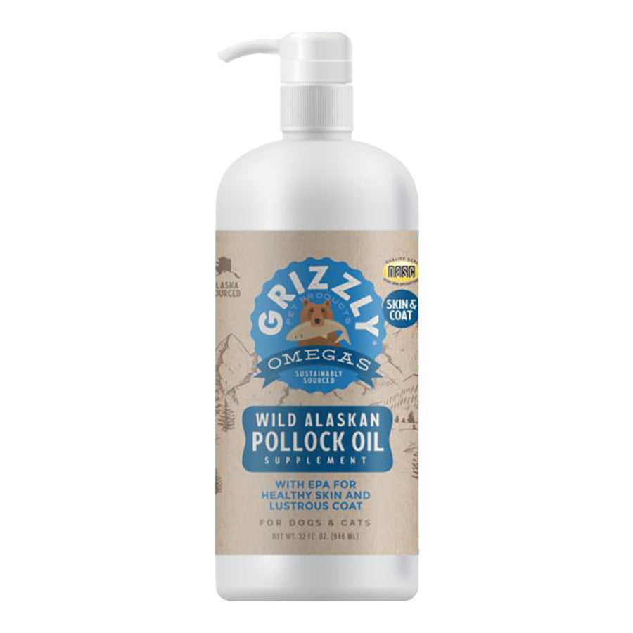 Grizzly Dog Pollock Oil 32Oz