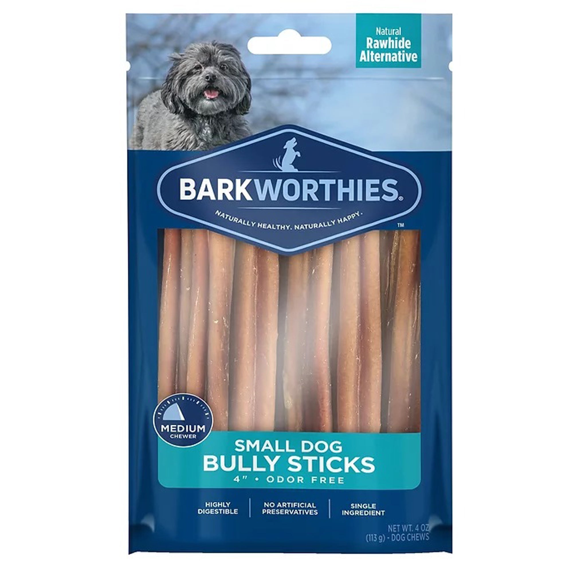 Barkworthies Dog Bully Odor Free Stick 4in. 4oz.*