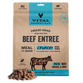 Vital Essentials Dog Freeze-Dried Raw Grain Free Beef Entree Mini Nibs 25oz.
