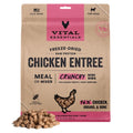 Vital Essentials Dog Freeze-Dried Raw Grain Free Chicken Entree Mini Nibs 25oz.