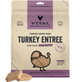 Vital Essentials Dog Freeze-Dried Raw Grain Free Turkey Entree Mini Patties 14oz.