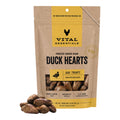 Vital Essentials Dog Freeze-Dried Raw Duck Hearts Treats 3.5oz.