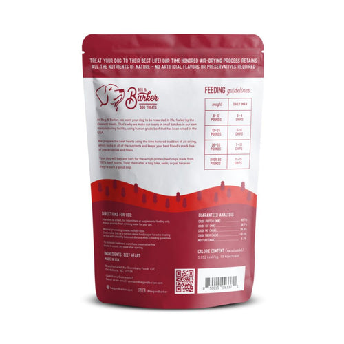 Beg & Barker Beef Heart Chips Dog Treats blank/3.5 oz