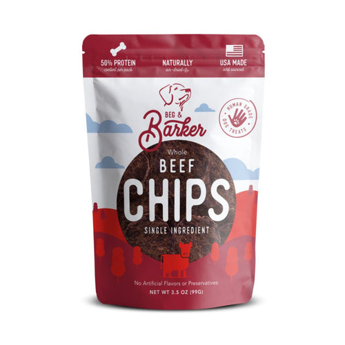 Beg & Barker Beef Heart Chips Dog Treats blank/3.5 oz
