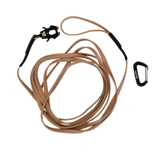 Boss Dog Tactical TPU Tracking Dog Leash Tan, blank/20 ft Default Title