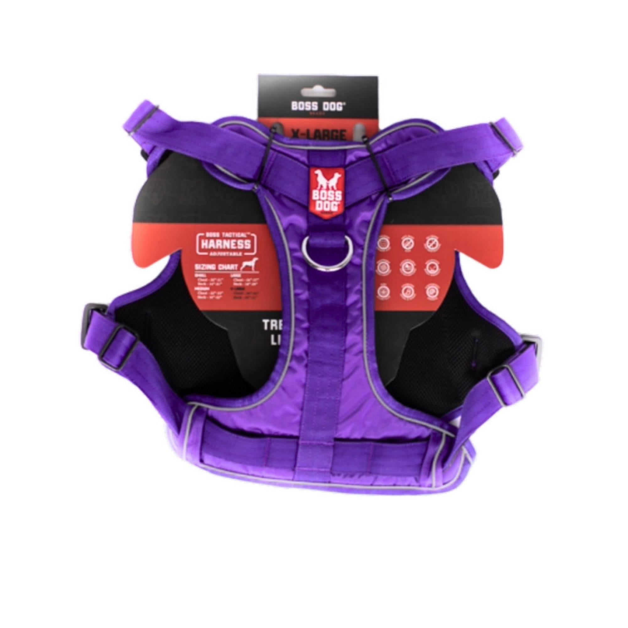 Boss Dog Tactical Dog Harness Purple, 1ea/XLarge Default Title