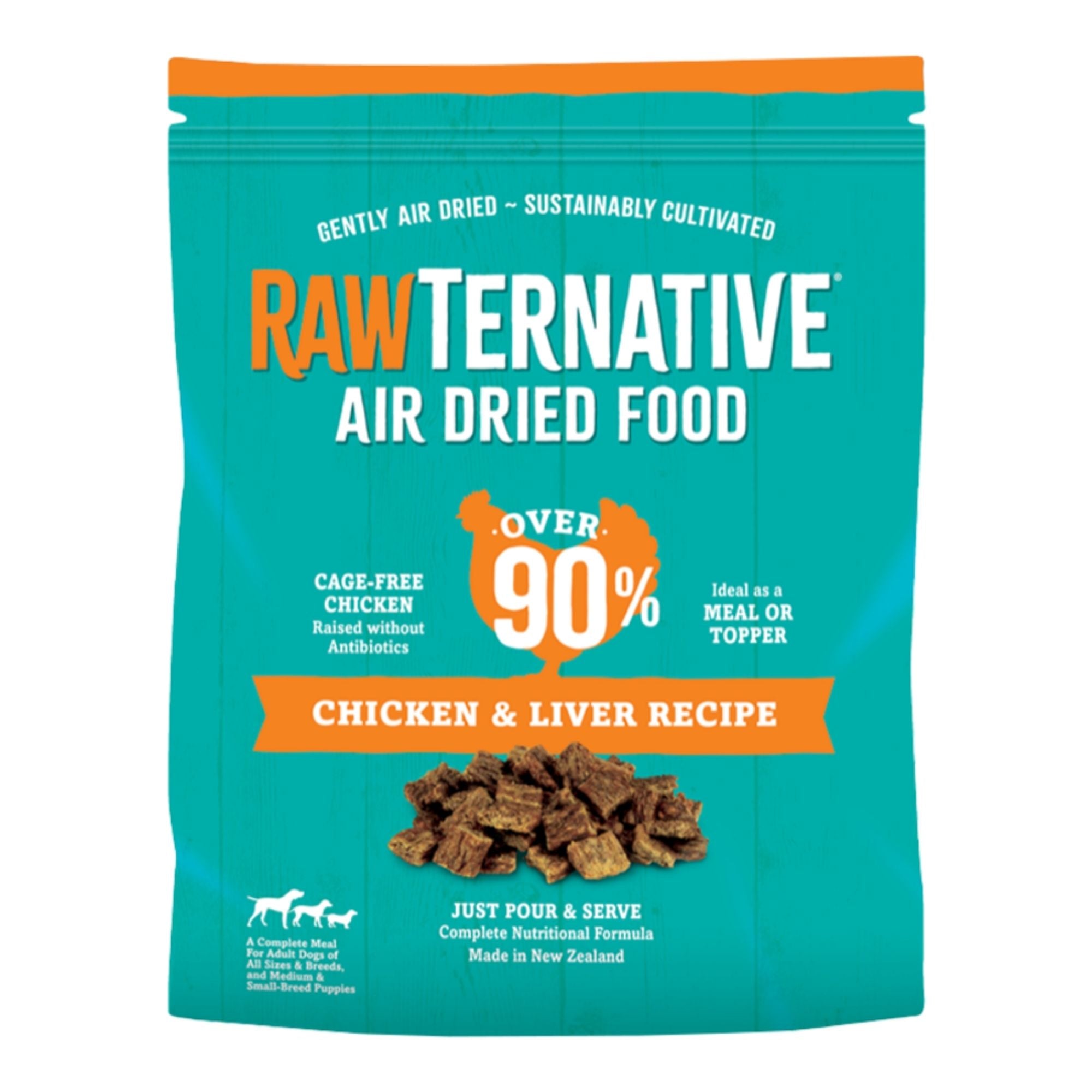 Grandma Mae's Country Naturals Dog Rawternative Chicken & Liver Recipe 5Lbs