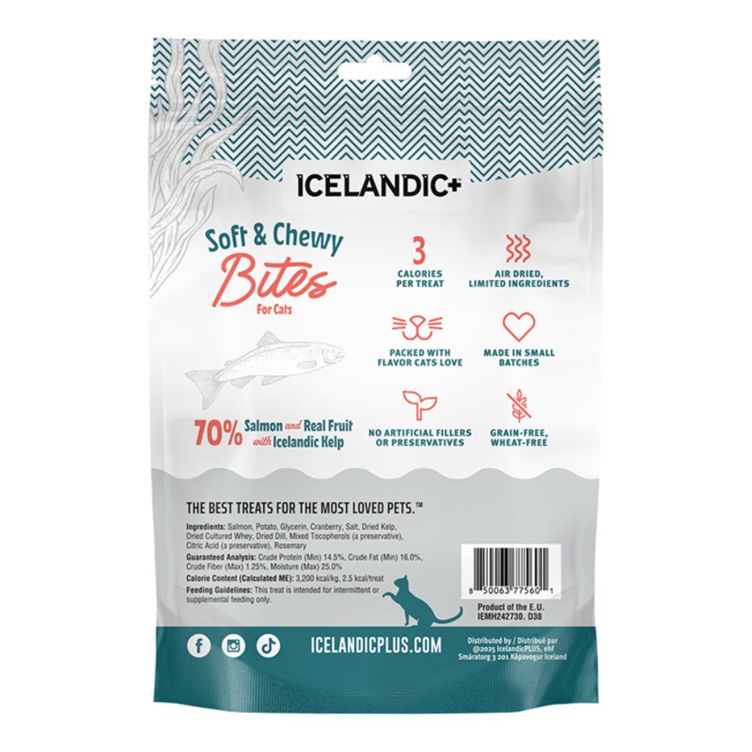 Icelandic Cat Salmon & Cranberry Soft & Chewy Bites 1.8oz.