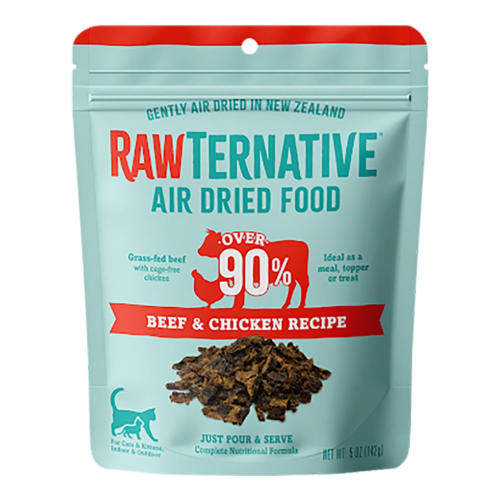 Grandma Mae's Country Naturals Cat Rawternative Air Dried Beef & Chicken Recipe 5oz.