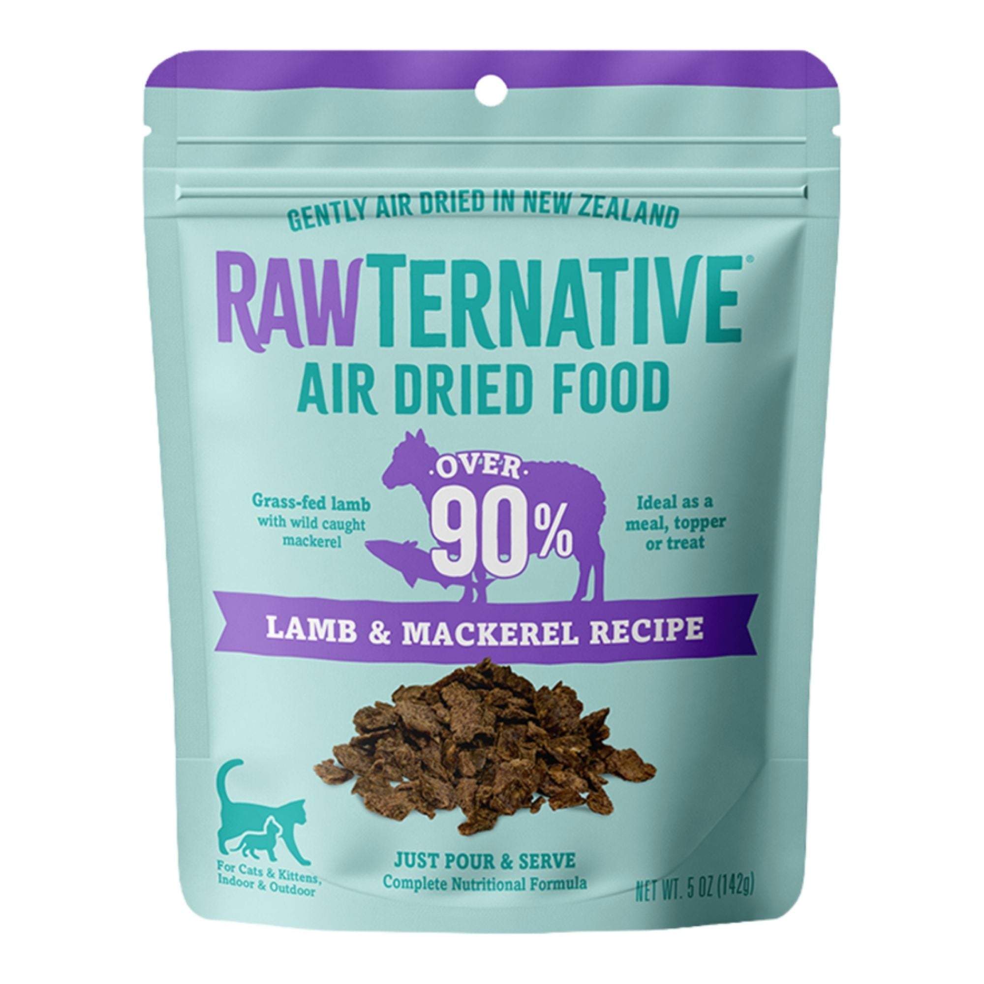 Grandma Mae's Country Naturals Cat Rawternative Air Dried Lamb & Mackerel Recipe 5oz.
