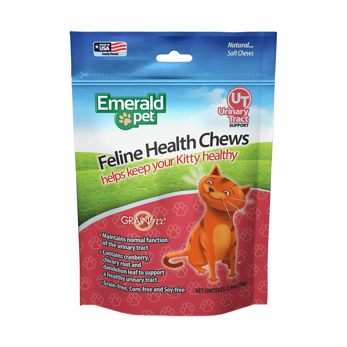 Emerald Pet Urinary Tract Support Feline Healthy Cat Chews 2.5oz. Default Title