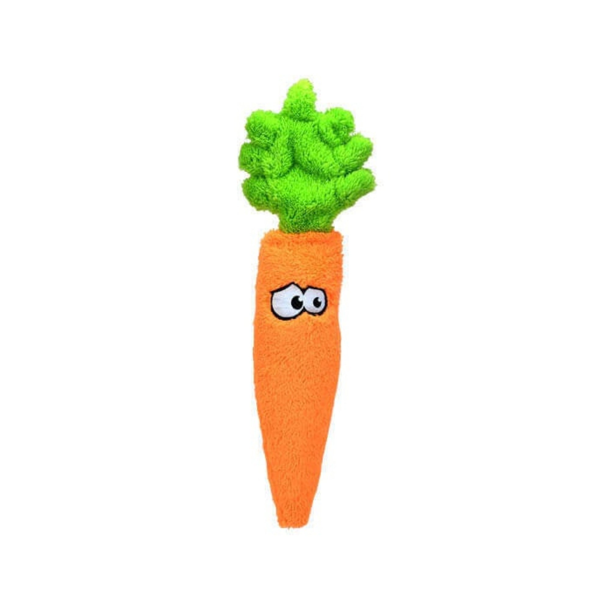 Cycle Dog Duraplush Carrot Dog Toy Orange Small