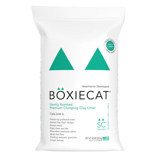 Boxiecat Cat Clay Gently Scented Litter 40Lbs
