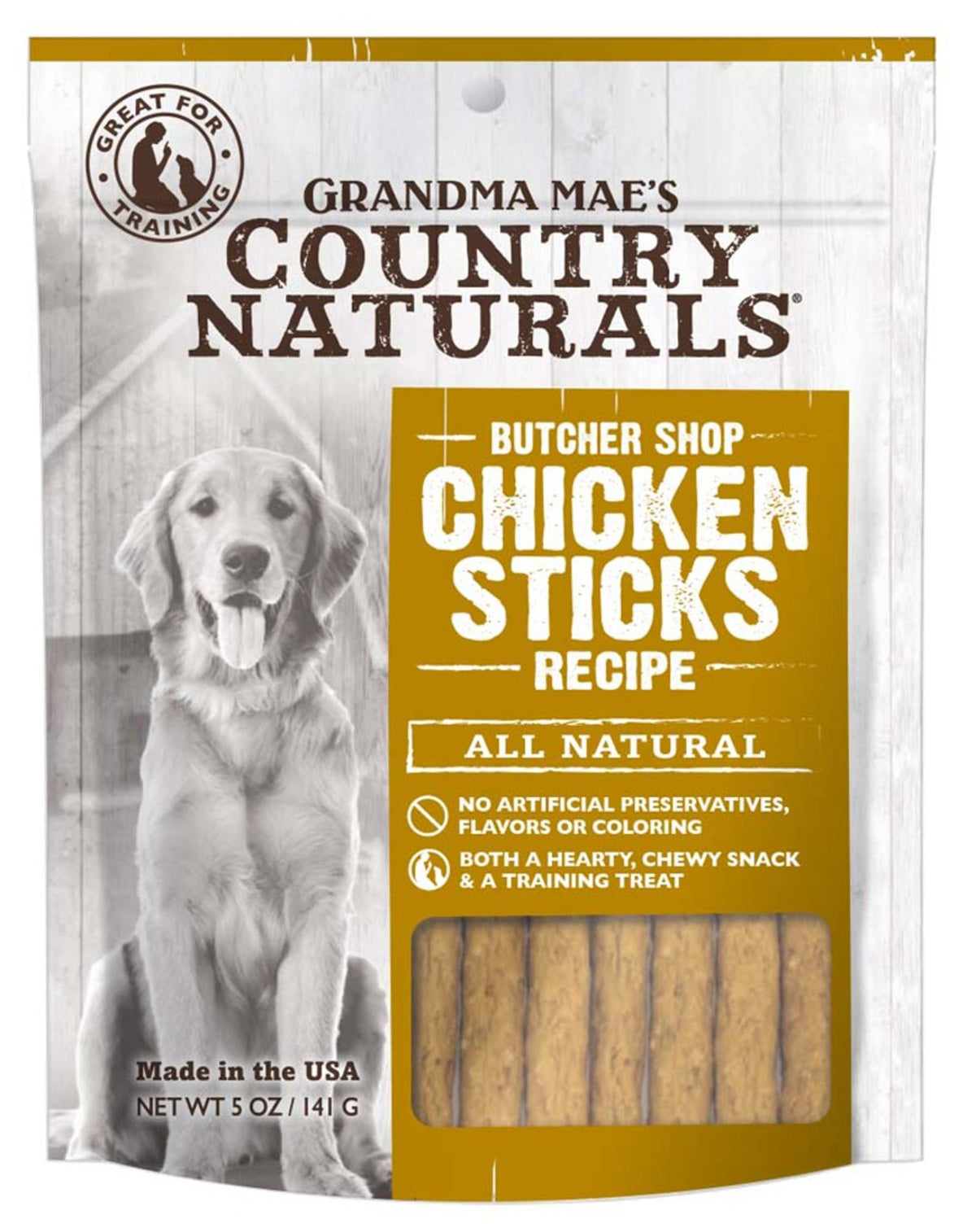 Grandma Mae's Chicken Sticks Dog Treats 5oz