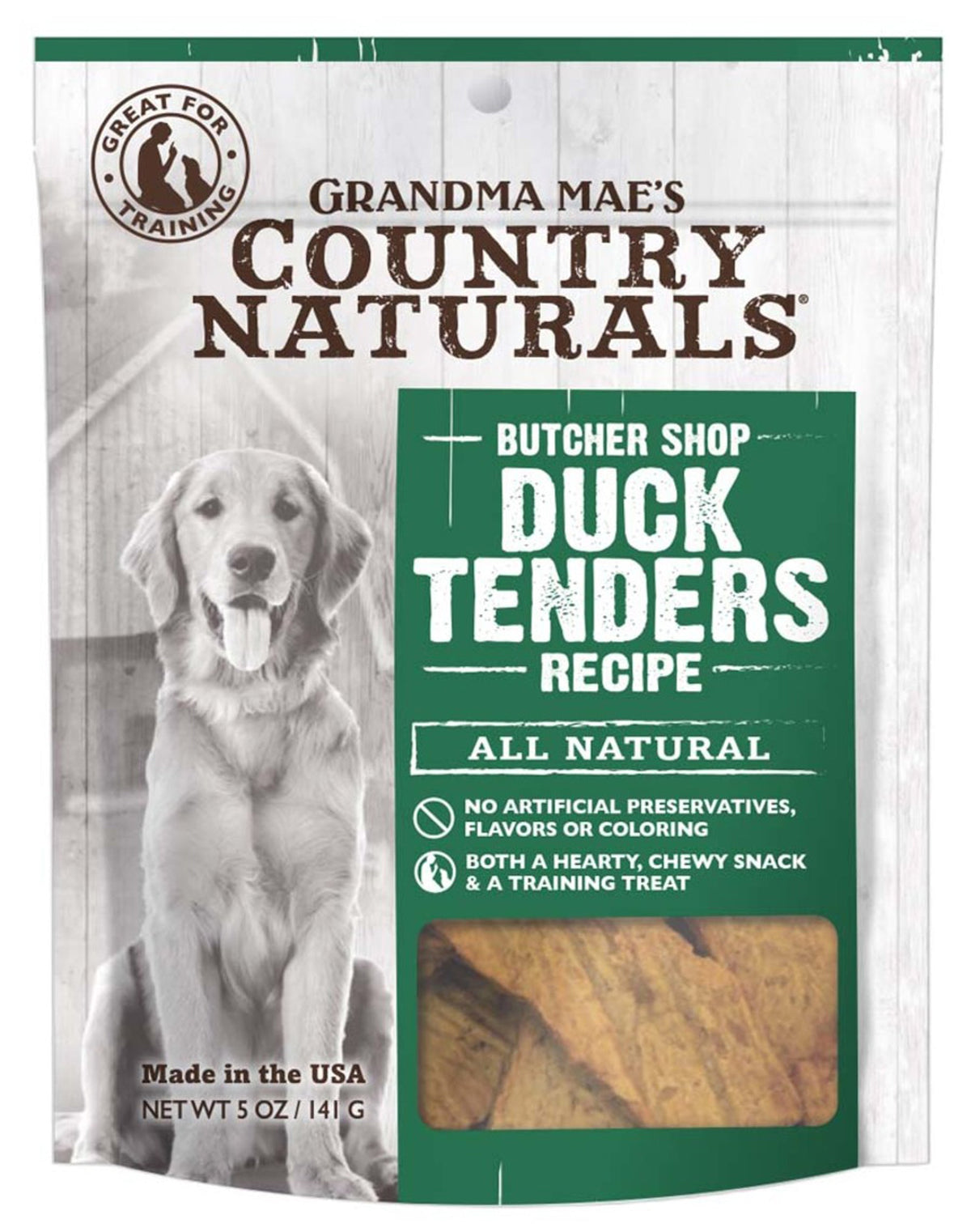 Grandma Mae's Duck Tenders Dog Treats 5oz