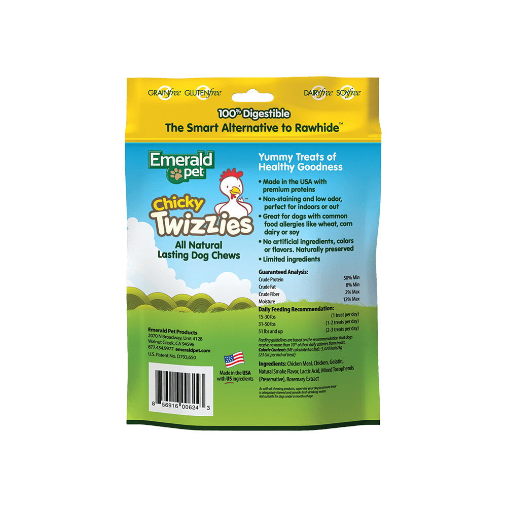 Emerald Pet Chicky Twizzies 6 Pack 8oz. Default Title
