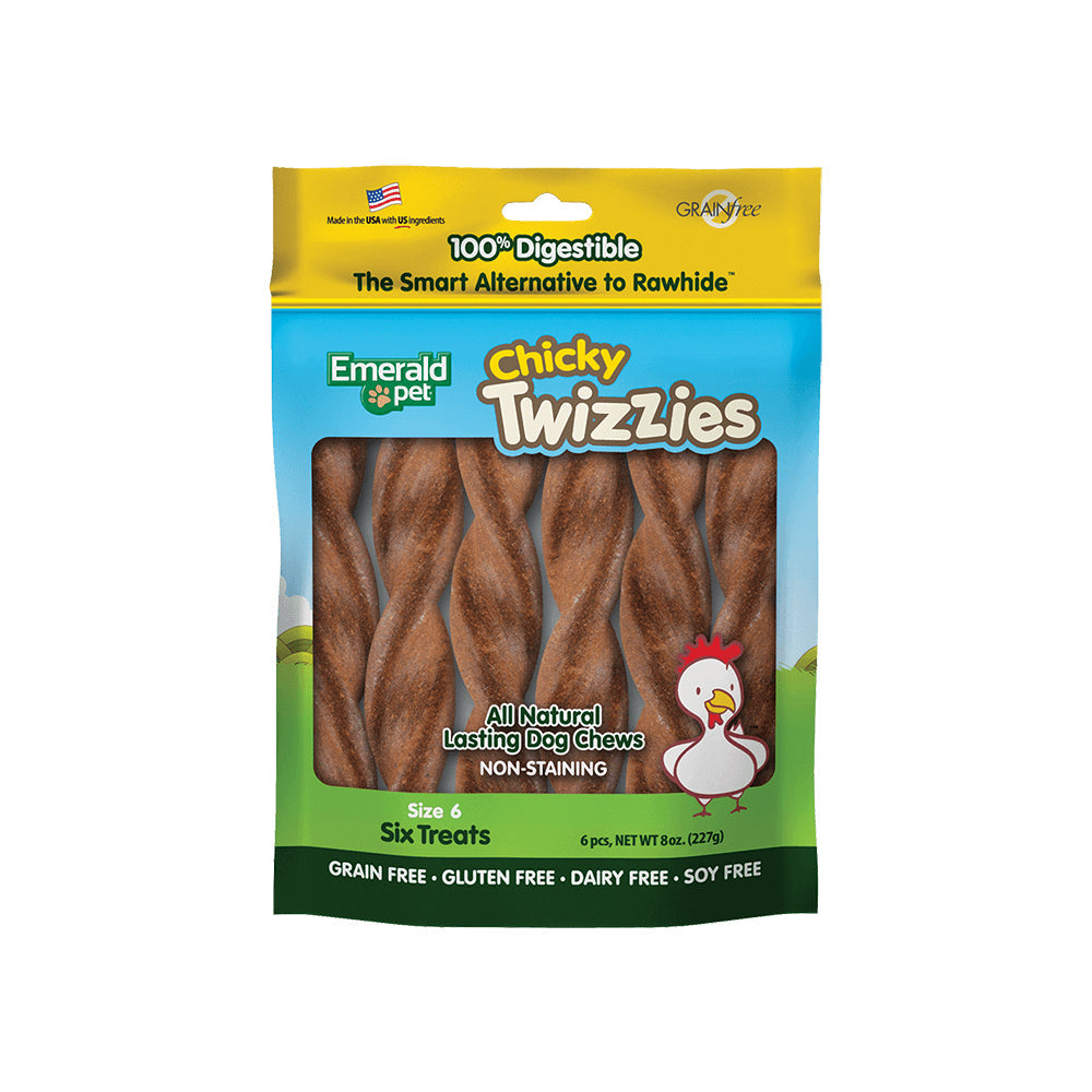 Emerald Pet Chicky Twizzies 6 Pack 8oz. Default Title