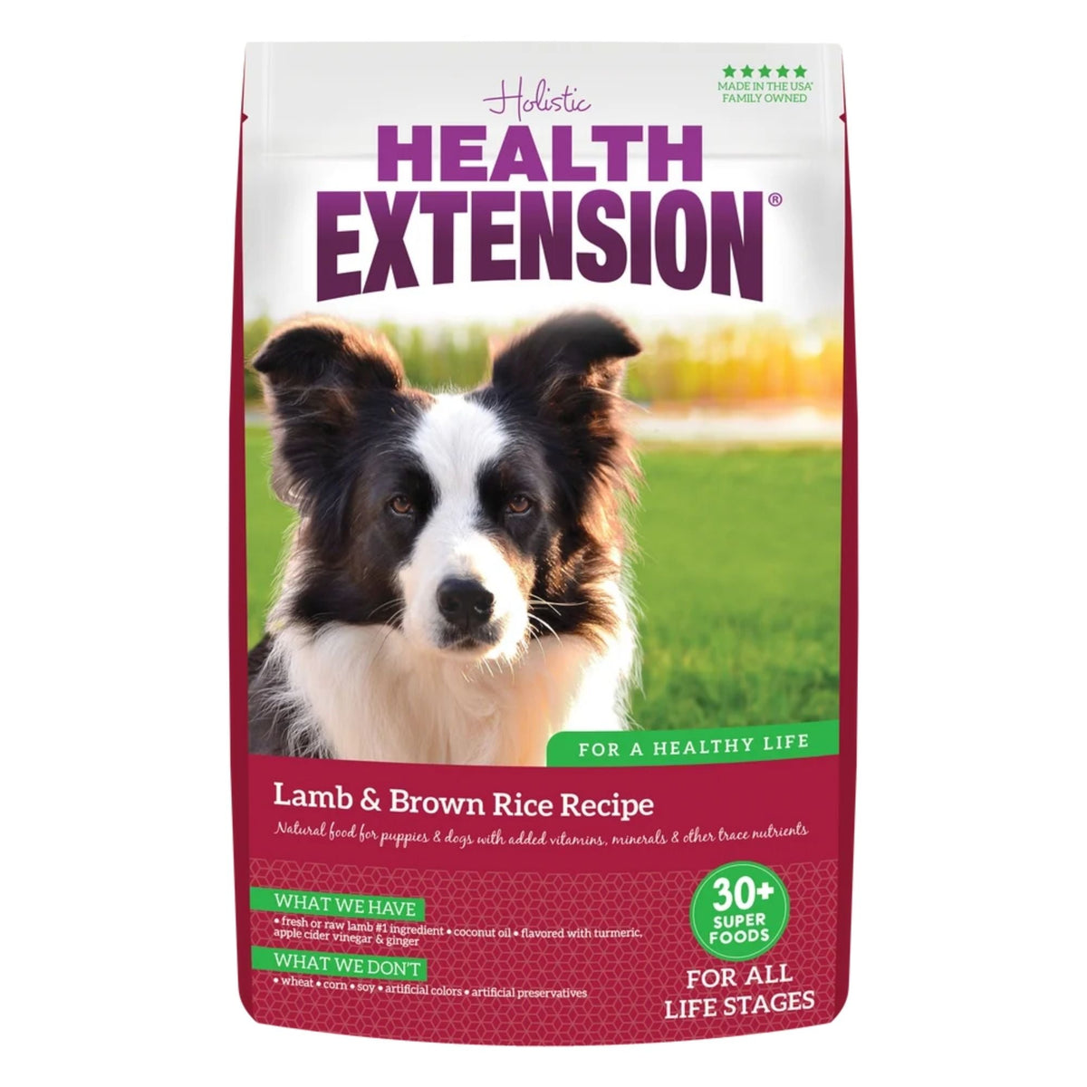 Health Extension Lamb & Brown Rice 15lb.