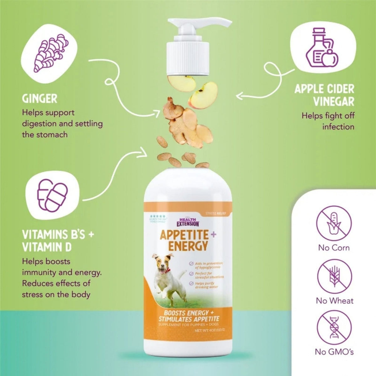 Health Extension Stress Relief Drops 8oz.