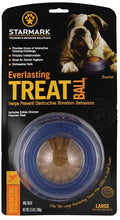 Starmark Everlasting Treat Ball Dog Toy Blue 1ea/LG