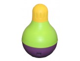 Starmark BobALot Treat Dispensing Dog Toy Purple-Green-Yellow; 1ea-LG
