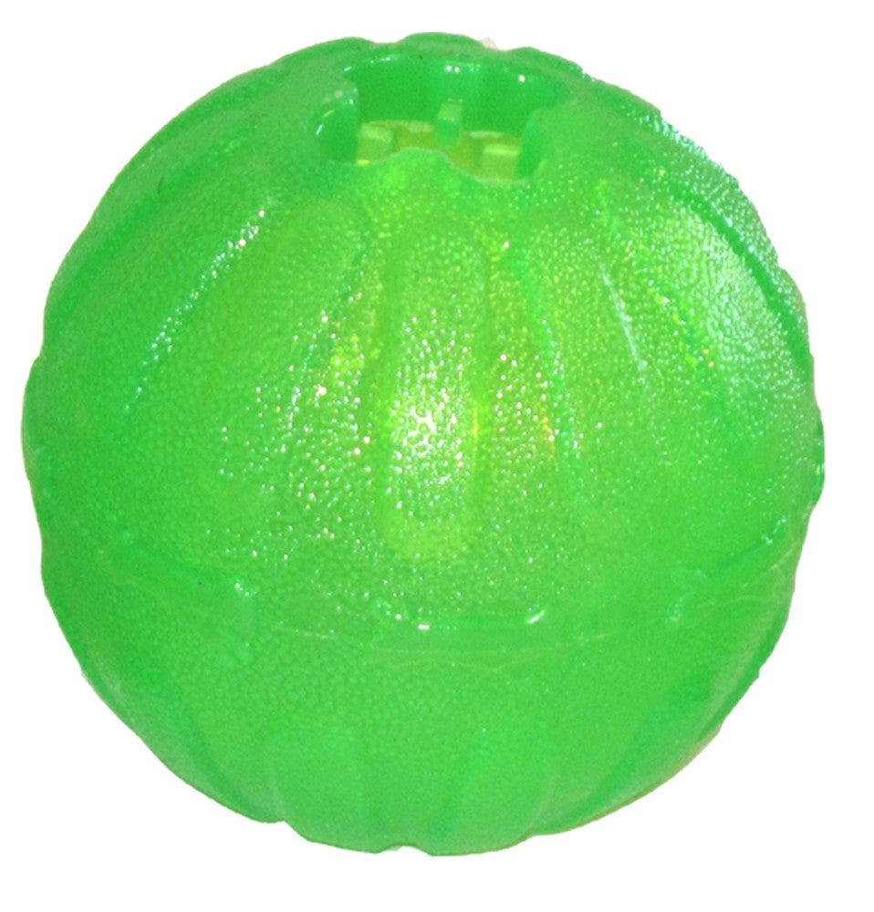 Starmark Fun Ball Dog Toy Green; 1ea-MD-LG; 3.25 in