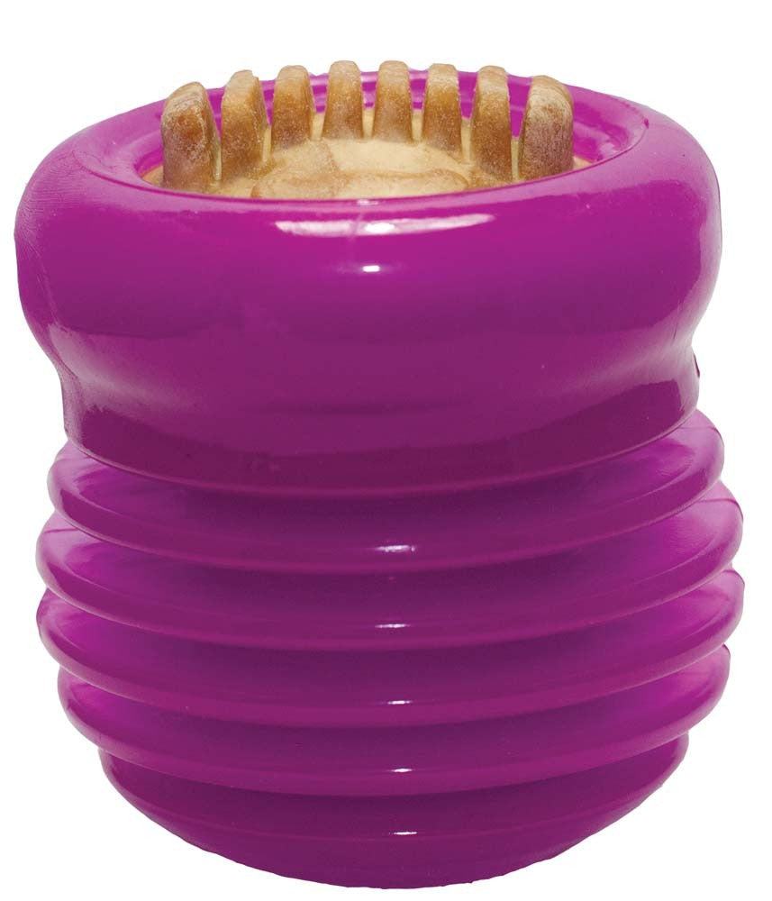 Starmark Groovy Ball with USA Made Treat Purple; 1ea-LG