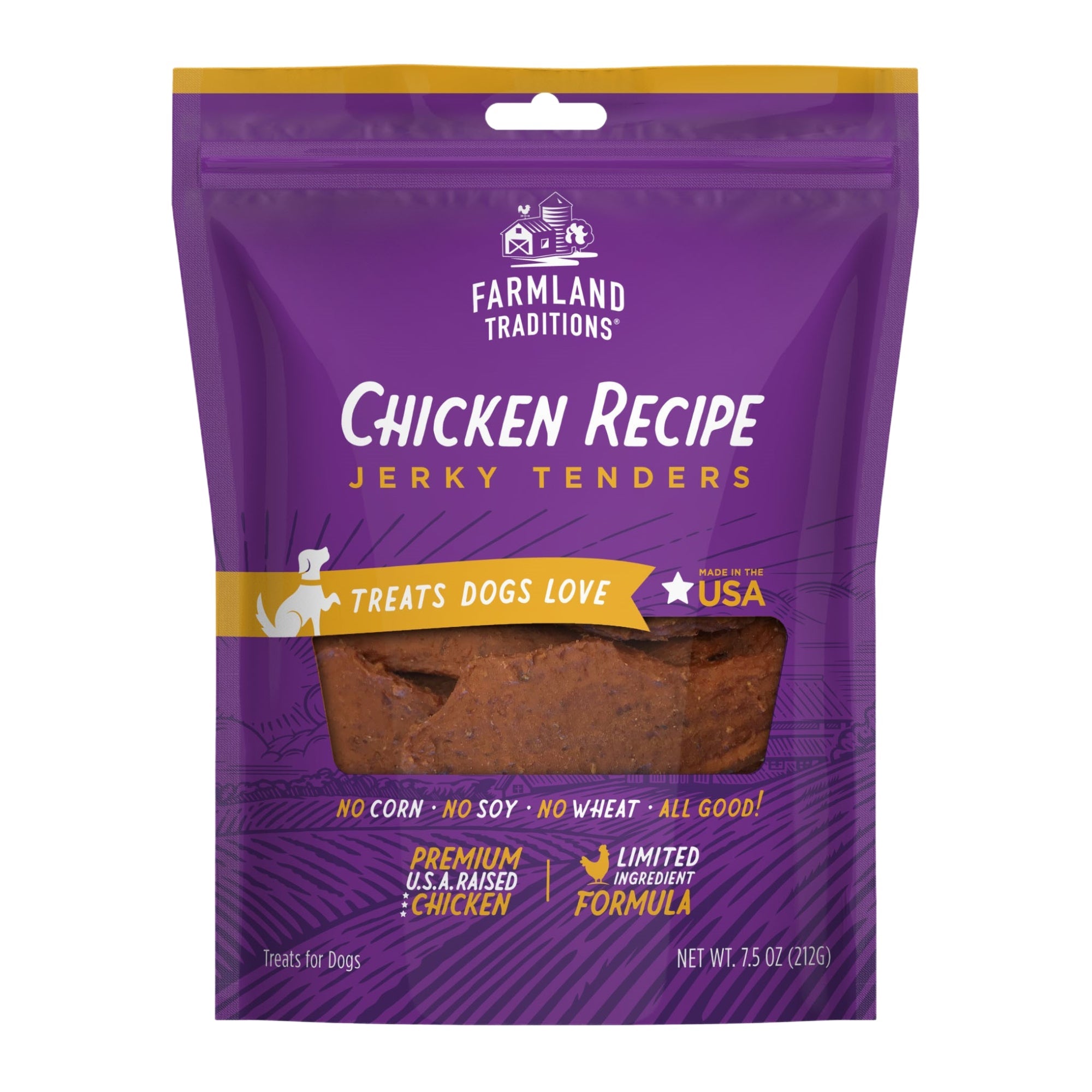 Farmland Traditions Simple Snacks Chicken Jerky Tenders Dog Treats blank/7.5oz.