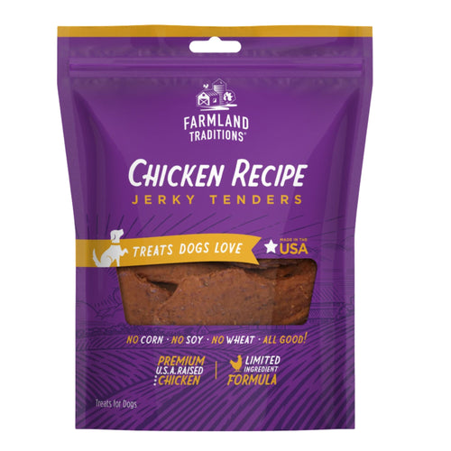 Farmland Traditions Simple Snacks Chicken Jerky Tenders Dog Treats blank/16oz.