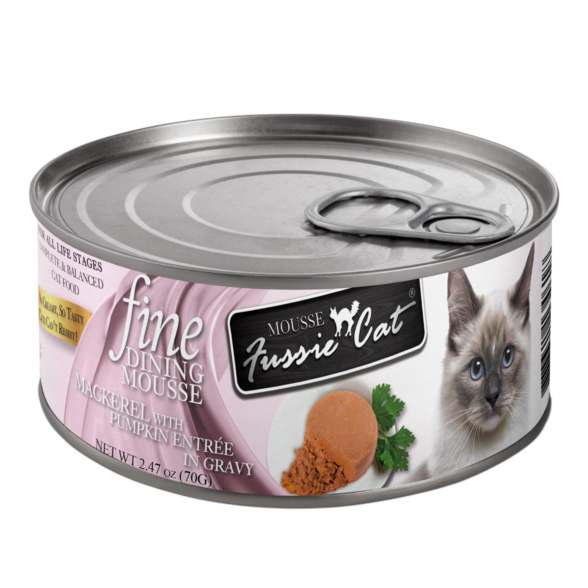Fussie Cat Fine Dining Mousse Mackerel with Pumpkin 2.47oz. Default Title