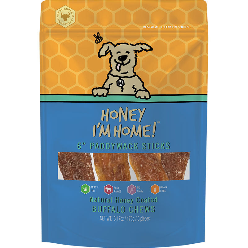 Honey I'm Home Dog Buffalo Paddywack 5Pack