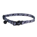 Coastal Products Safe Cat Fashion Adjustable Breakaway Collar-Skulls Black