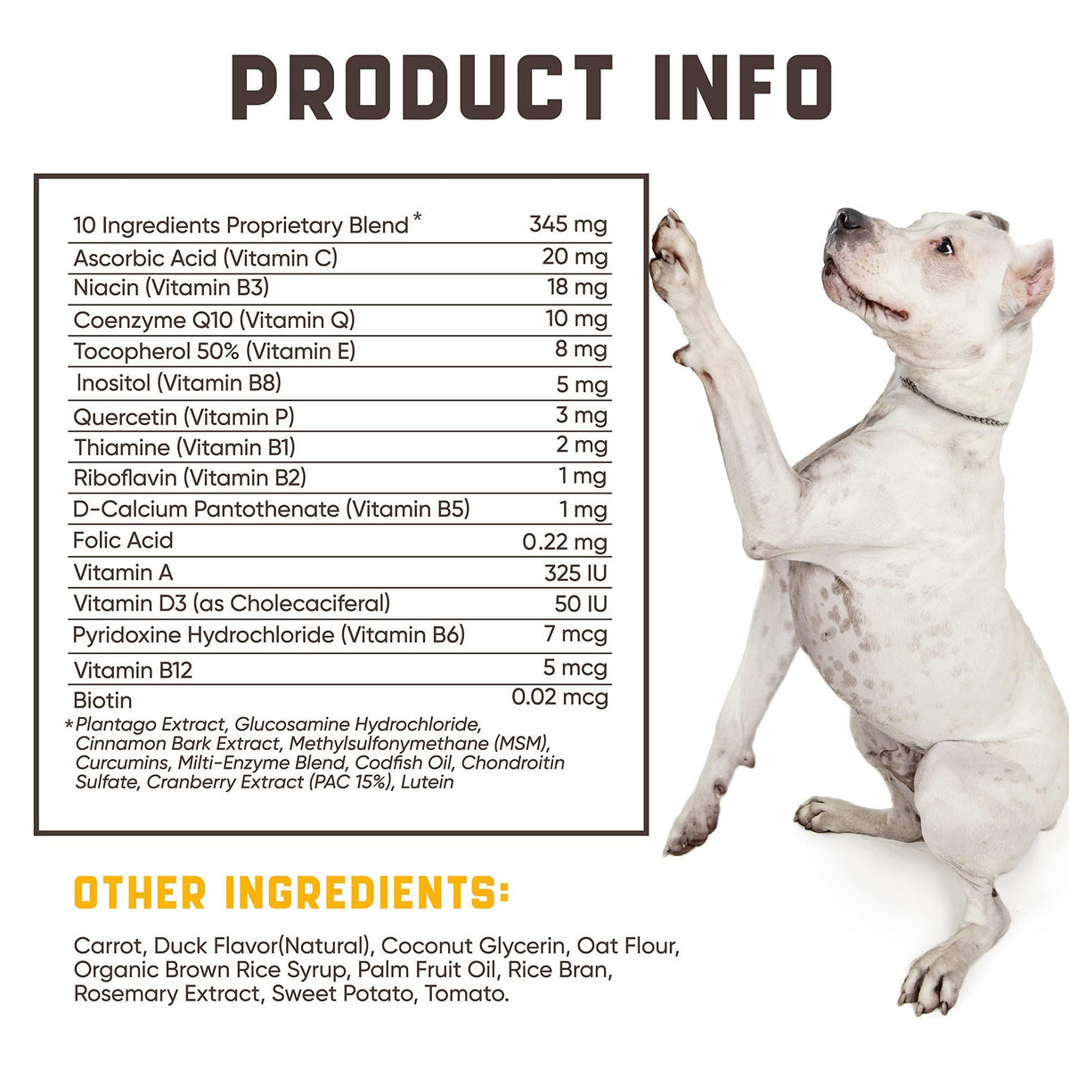 Dog Multivitamin 15-in-1 Immune Digestion Joint & Heart Health