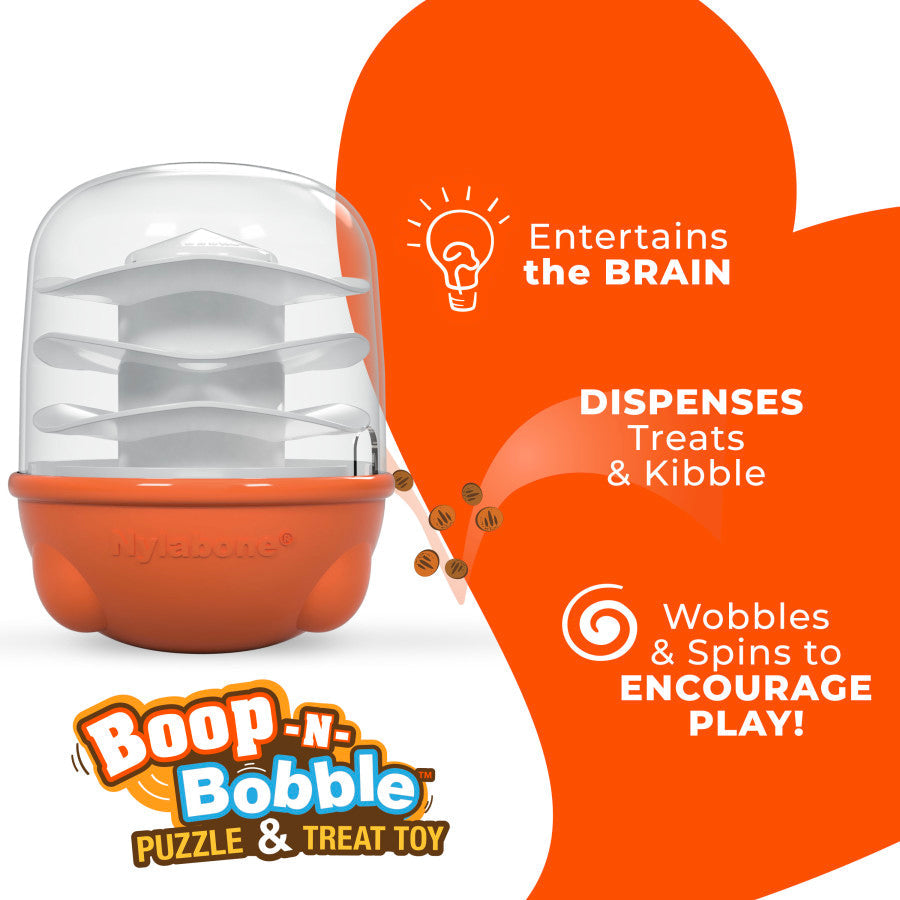 Nylabone Boop N Bobble Puzzle Treat Toy